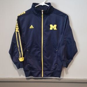 University of Michigan Adidas Kids Full Zip Jacket & Shorts